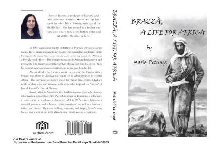 BRAZZA cover and author photo