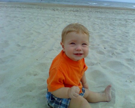 Owen at Emerald Isle 10/17/08