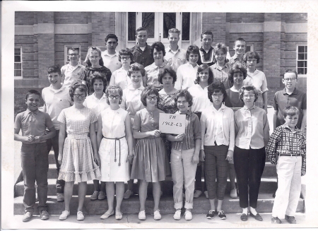 Tom Crocker's album, Choteau Class 8-A 1962-63