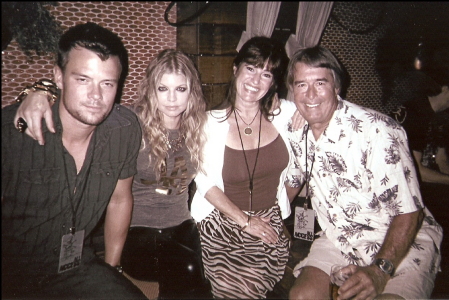 With Fergie Pat Josh in Vegas