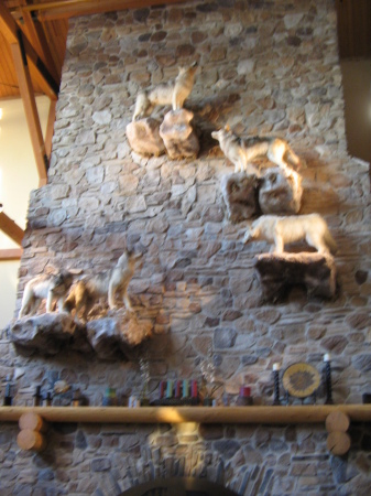 Inside the Great Wolf Lodge