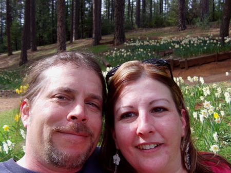 Jon and me at Daffodil Hill, April 2010