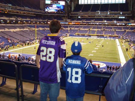 1st NFL Game for the boys