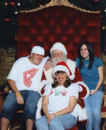 My Wife and Kids with the other santa