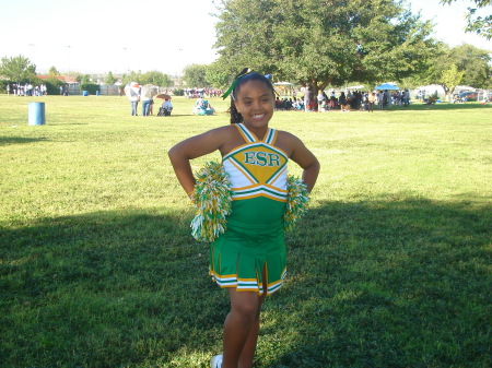 Our Princess in cheerleading