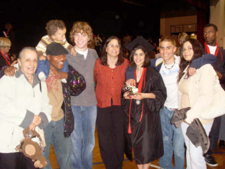 The family at Amanda's graduation