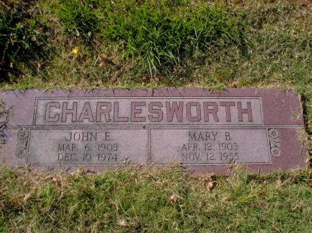 Vice Principal John Charlesworth's tombstone