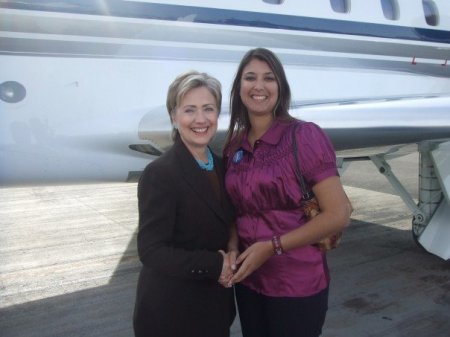 Jamaal's Fiance Bev with Hillary