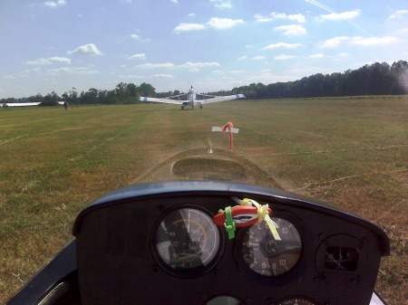 Beginning the roll for takeoff 9-18-10