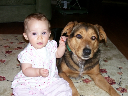 Avery and *her* dog, Calli