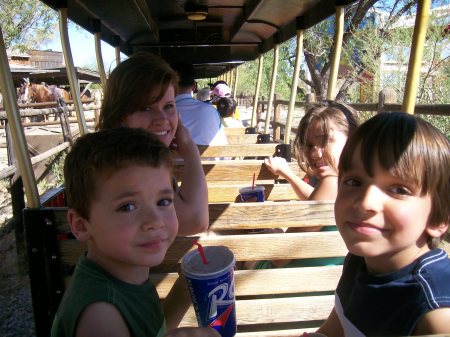 Taking a train ride Tuszon, AZ