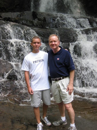 My son and me at Laurel Falls-July 2008