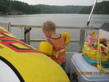 Leland out for a day on the lake