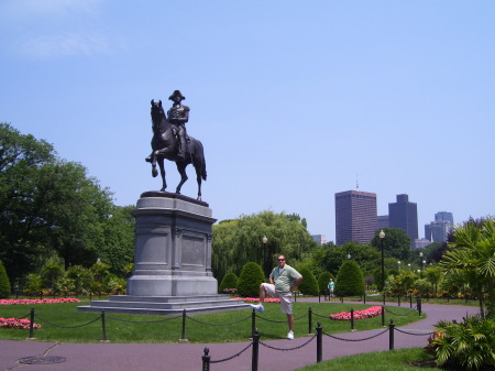 Statue of Paul Revere in Boston Commons