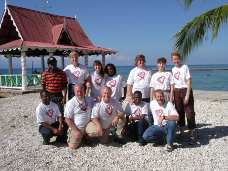 mission team at Moulon Sur Mer, Haiti, Jan. 07