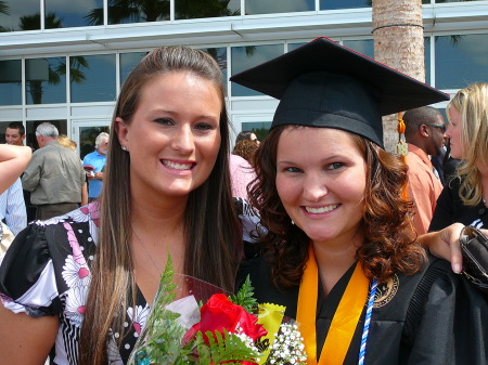 Erika graduation & Jessica