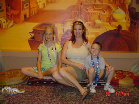 Lori, Desarae, and Logan marocco epcot