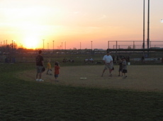 DAY AT BALL FIELD