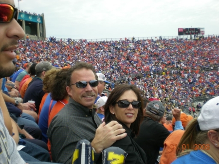 Seth and I at the Capital One Bowl 1/1/08