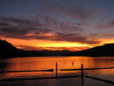 Sunset at Cresap Bay