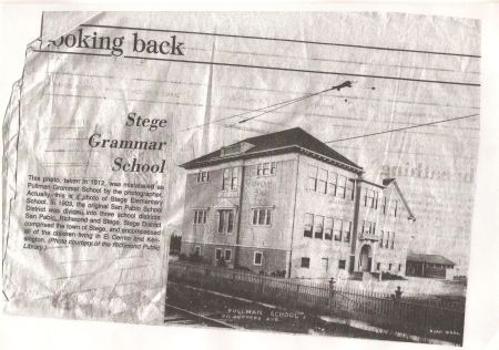 Stege Elementary School 1912