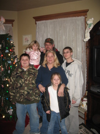 My son and his family, Christmas,2008