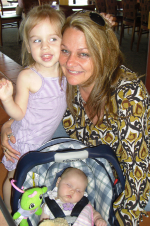 Me and my granddaughers, Gracie and Sophie.