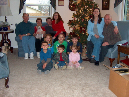 Dec 2009 Christmas family picture