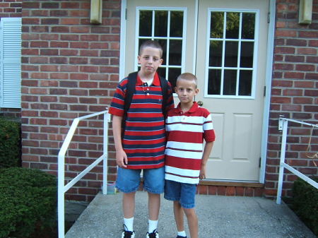 The first day of school 2007.