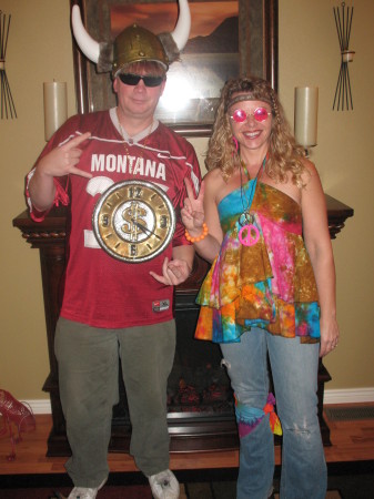 Flava Flav and Hippy Chick Halloween 08