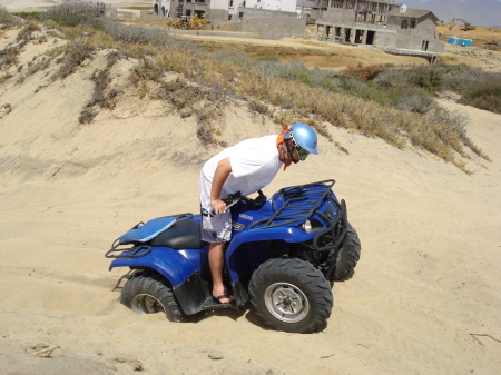 Getting the ATV Stuck on the Beach