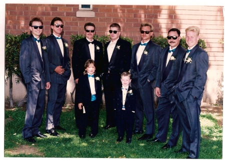 My Sons bestmen at his wedding.