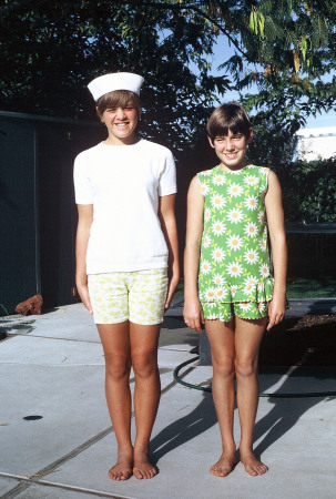 Kris with Nancy Grieve, 5th gr 1967