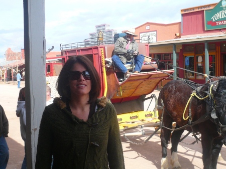 Kim in Tombstone AZ in February 2008