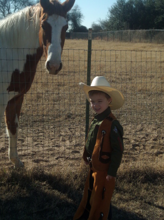 Brayden & his horse Deago