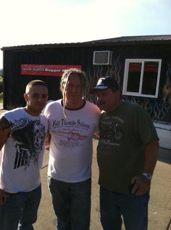 (L to R) Brian Colassaco , the owner of the Full Throttle Saloon and Ed