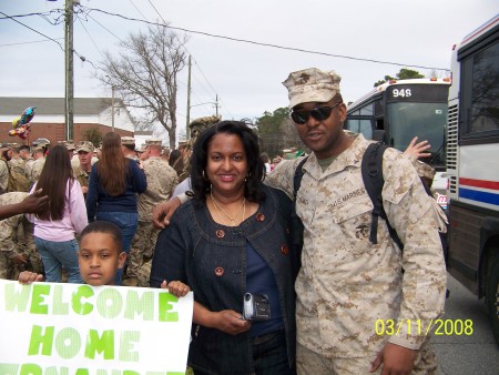 Homecoming from IRAQ