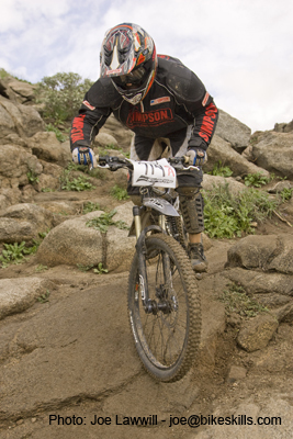 down hill mountain bike racing 08