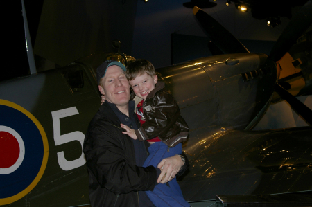 David and Daniel - Museum of flight, Seattle.