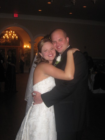 My youngest son & his new bride - 2008