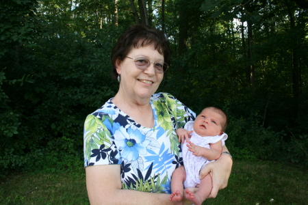 Granddaughter Violet, one week old