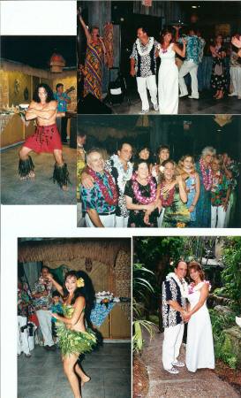 Our wedding Mai-Kai  8-26-2000