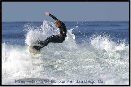 Miles surfing