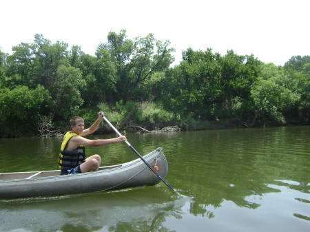 Luke canoeing 2008