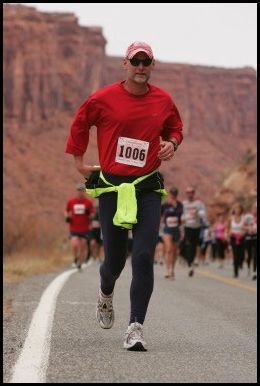 Canyonlands Half-marathon, Moab, UT March 2008