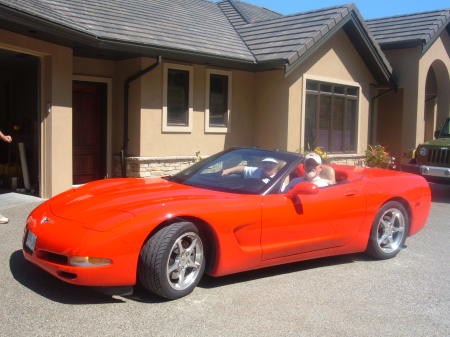 Taking the "inlaws" corvette for a spin