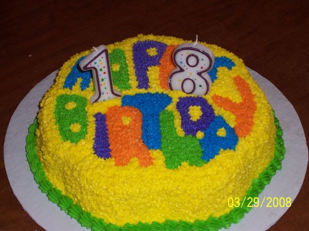 Shawn's 18th Birthday Cake
