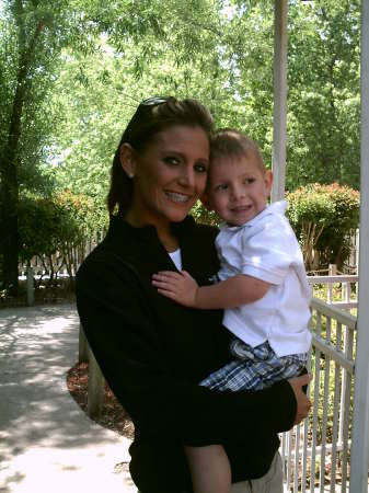 DAUGHTER MINDY WITH SON KOLE AT FRONTIER CITY