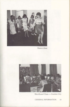 Sally Gaines' album, Briarcliffe Secretarial School 1976-77