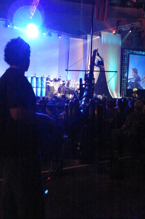 my son keoni on the jib arm camera easter 2010